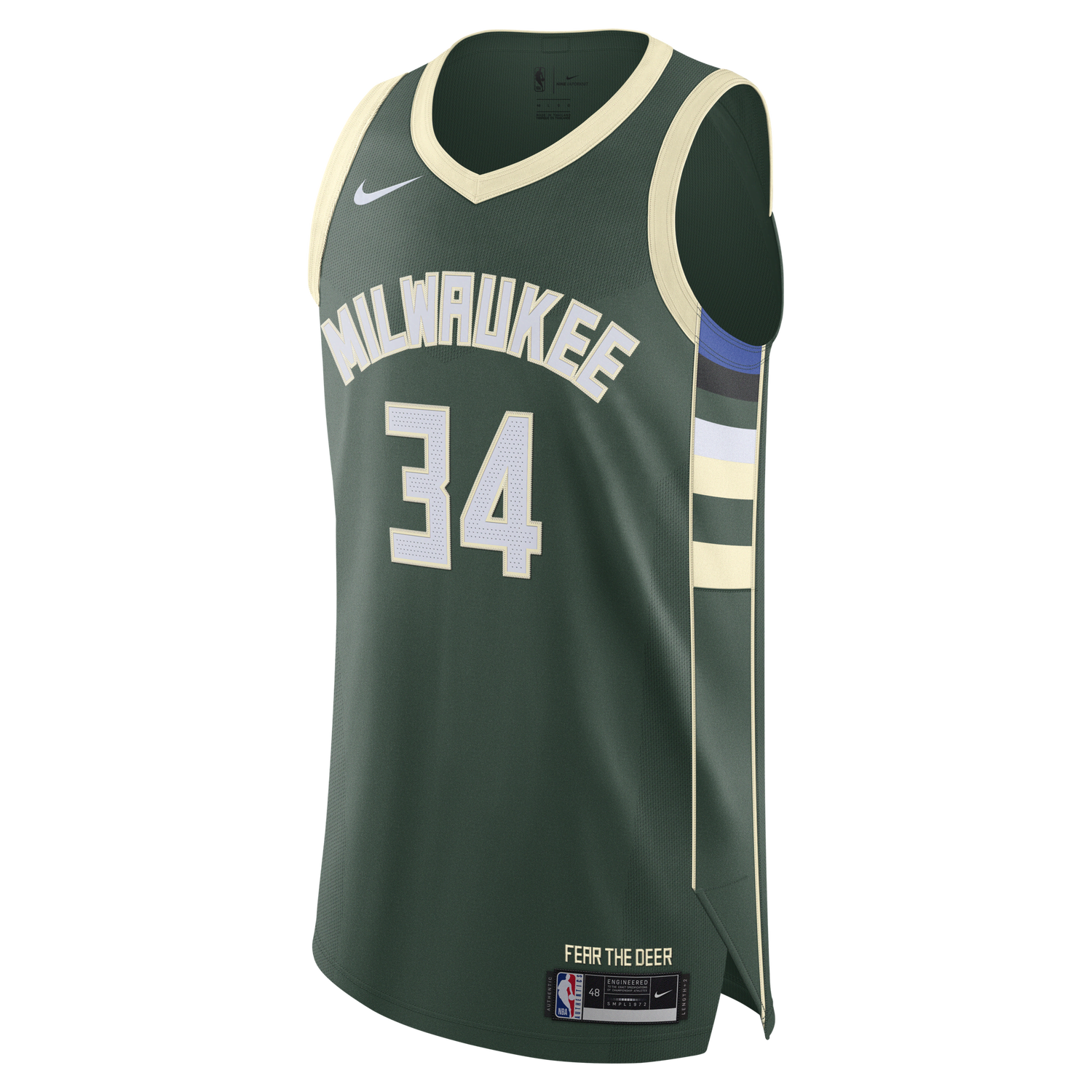 Dres Nike NBA Authentic Giannis Antetokounmpo Bucks Icon Edition 2020 Jersey Zelena | CW3451-324, 0