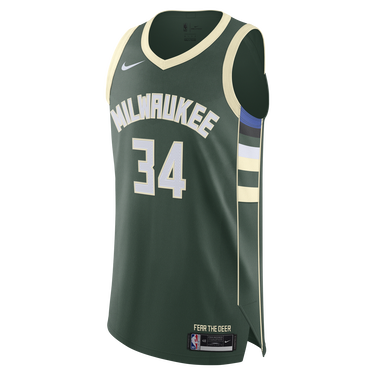 Dres Nike NBA Authentic Giannis Antetokounmpo Bucks Icon Edition 2020 Jersey Zelena | CW3451-324, 0