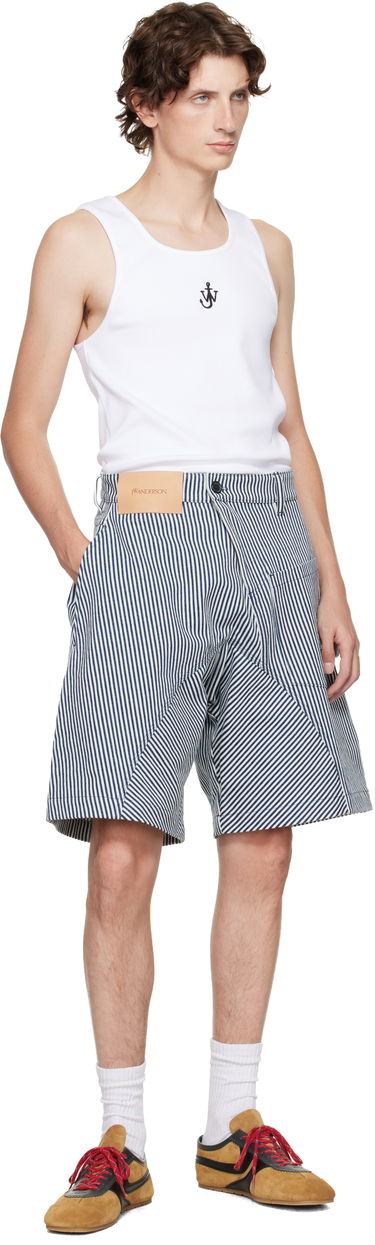 Kratke hlače JW Anderson JW Anderson Twisted Workwear Shorts Mornarica | SR0124-PG1819, 3