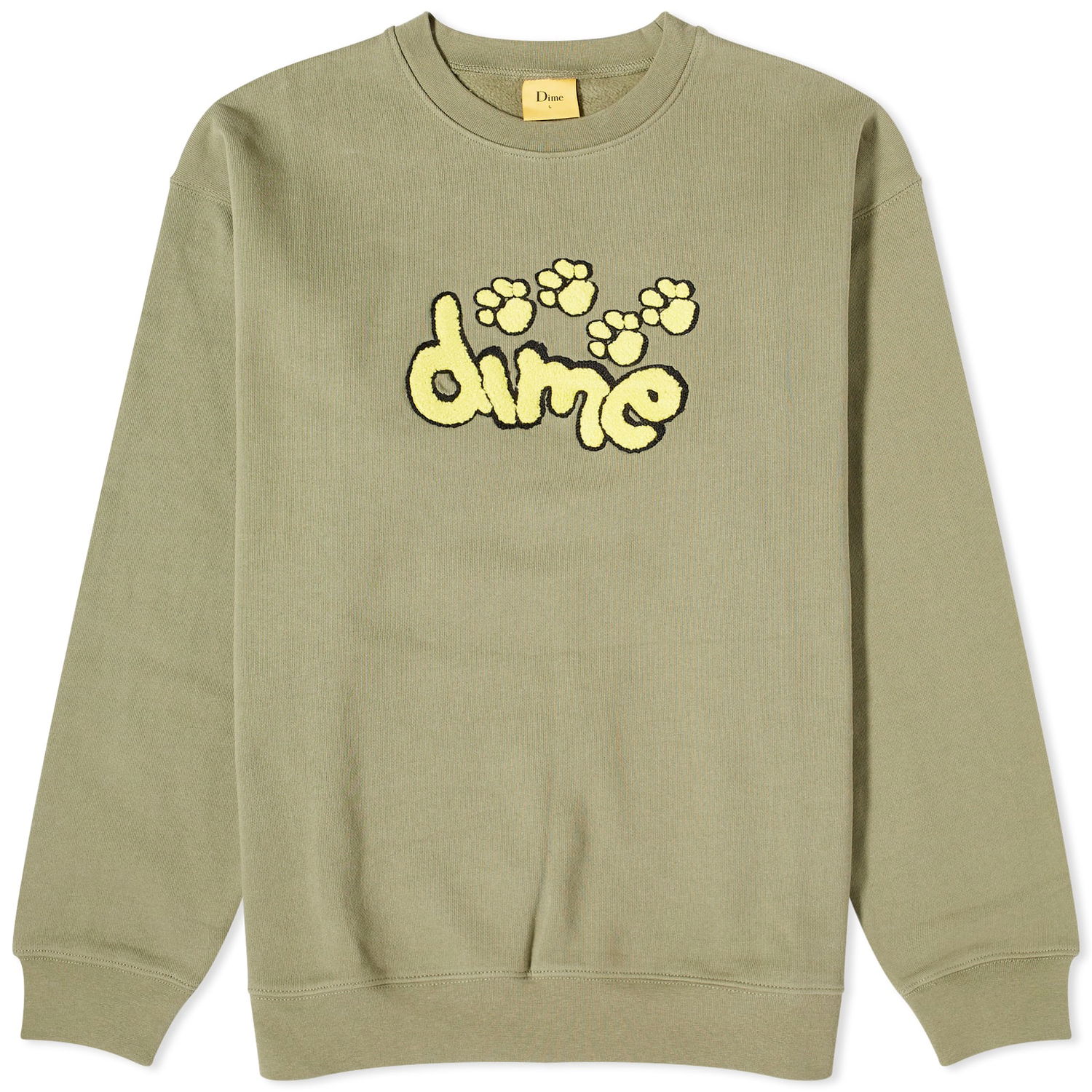 Pleteni pulover Dime Pawz Chenille Crewneck Zelena | DIME23D2F14GRN, 0