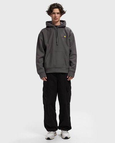 Pulover Carhartt WIP American Script Hooded Sweatshirt Siva | I028279-33C.XX, 2