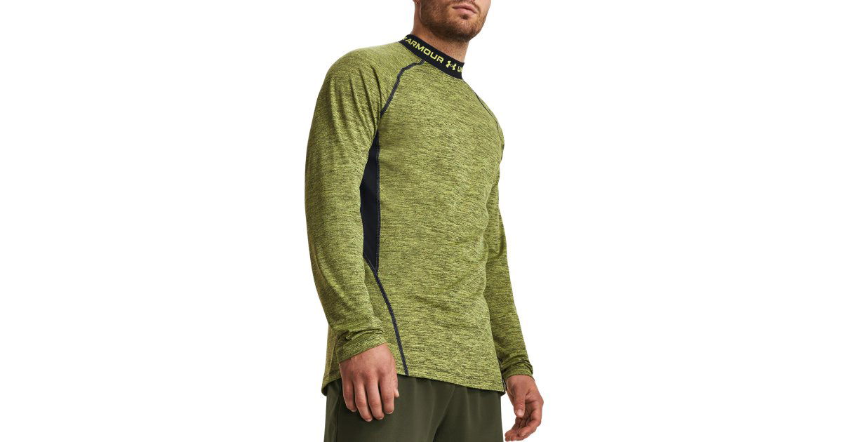 Majica Under Armour ColdGear® Twist Mockneck Tee Zelena | 1379820-743, 1