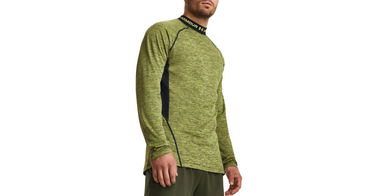 Majica Under Armour ColdGear® Twist Mockneck Tee Zelena | 1379820-743, 1