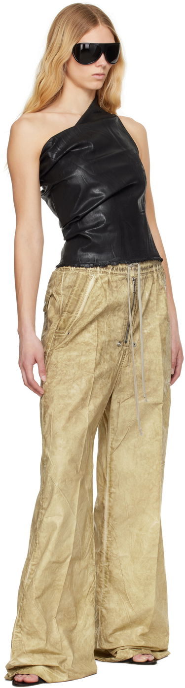 Majica brez rokavov Rick Owens Rick Owens DRKSHDW Hollywood Athena Cropped Denim Top Črna | DS01E3131 SCF, 3