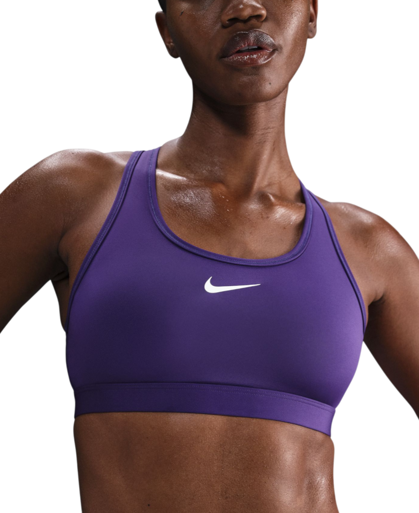 Modrček Nike Nike Swoosh Medium Support Sports Bra Lila | dx6821-547