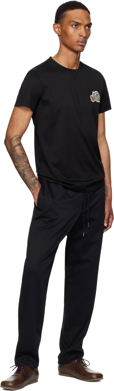 Hlače Moncler Moncler Logo Jogging Trousers Črna | K20912A0002289ALO, 3