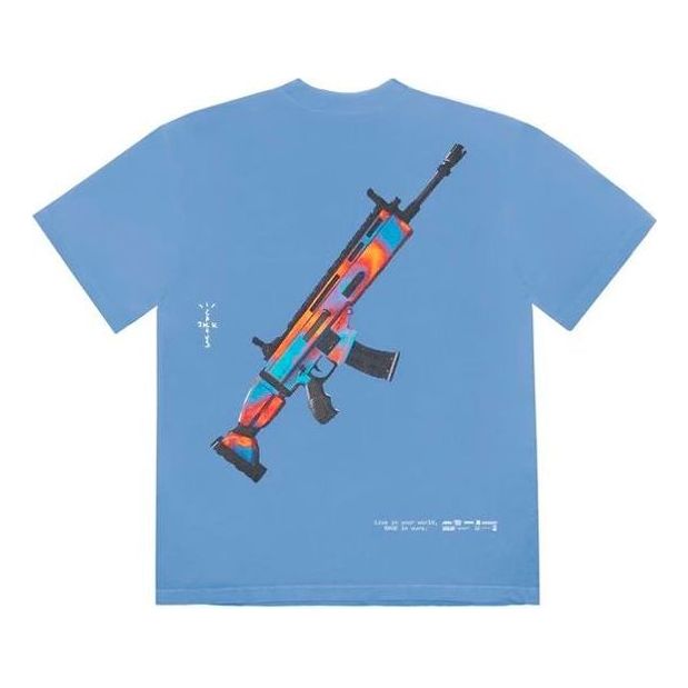 Majica Cactus Jack by Travis Scott Travis Scott The Scotts Astro Goosebumps T-Shirt Modra | TC-298