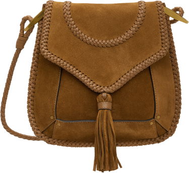 Torba za čez ramo ISABEL MARANT Isabel Marant Anahi Suede Shoulder Bag with Tassel Rjava | PP0342FA-C2C11M, 0