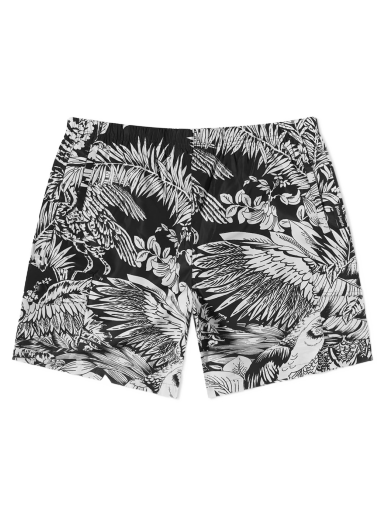Kopalke Palm Angels Jungle Parrots Swim Short Črna | PMFA005S22FAB0011001