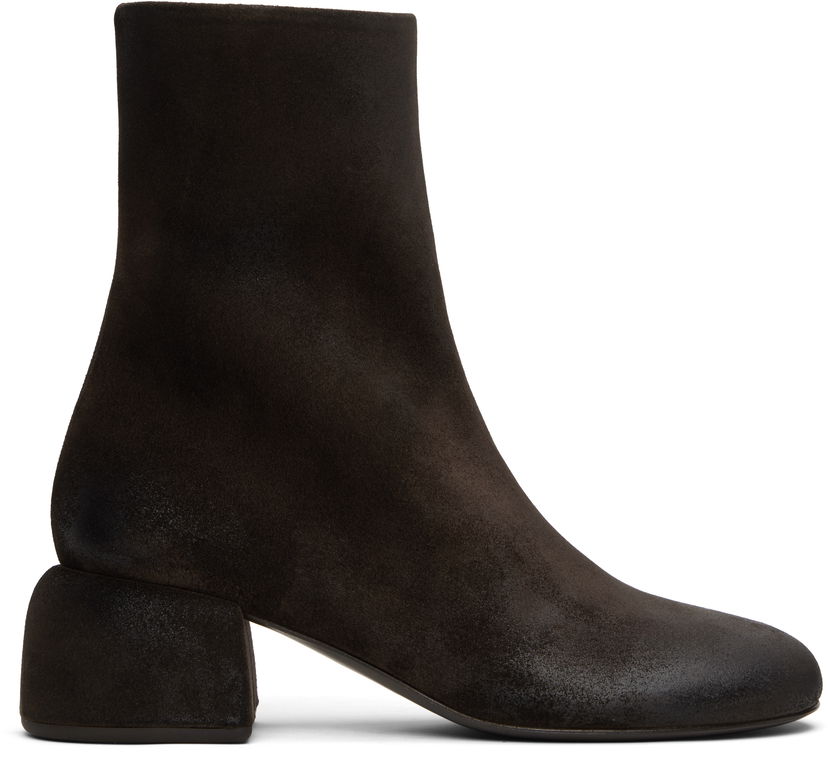 Oblačila Marsèll Marsèll Basata Suede Ankle Boots Rjava | MW8103 P024