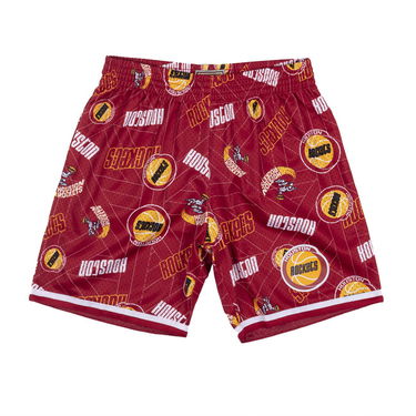 Kratke hlače Mitchell & Ness Houston Rockets Swingman Short Rdeča | SHORBW19082-HROPTRD, 0