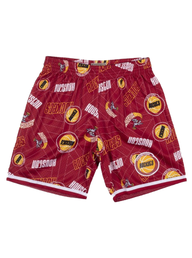 Kratke hlače Mitchell & Ness Houston Rockets Swingman Short Rdeča | SHORBW19082-HROPTRD