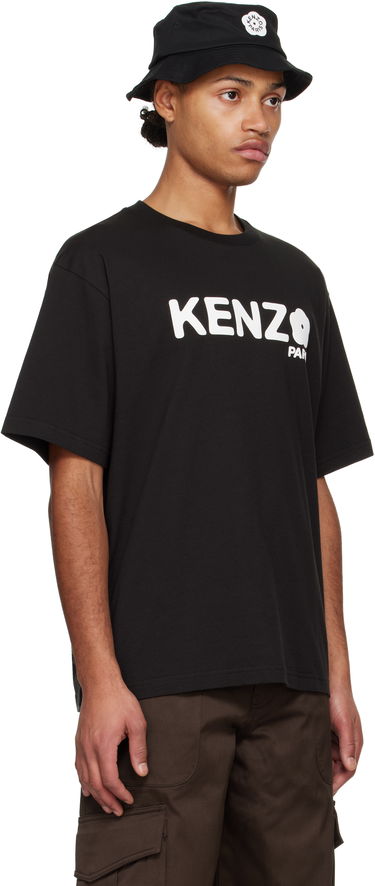 Majica KENZO Oversize T-Shirt With Graphic Print Bela | FF55TS4914SG, 4