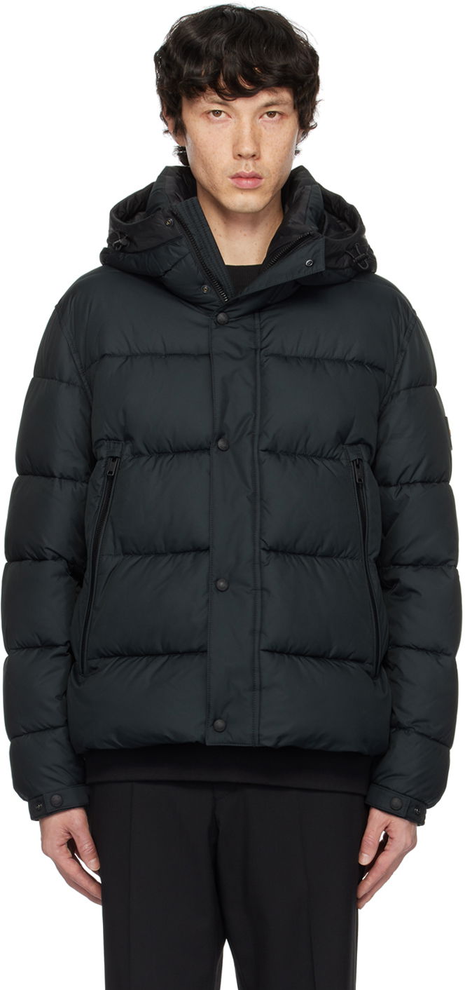 Puhovka BOSS Regular-Fit Puffer Jacket Črna | 50528573