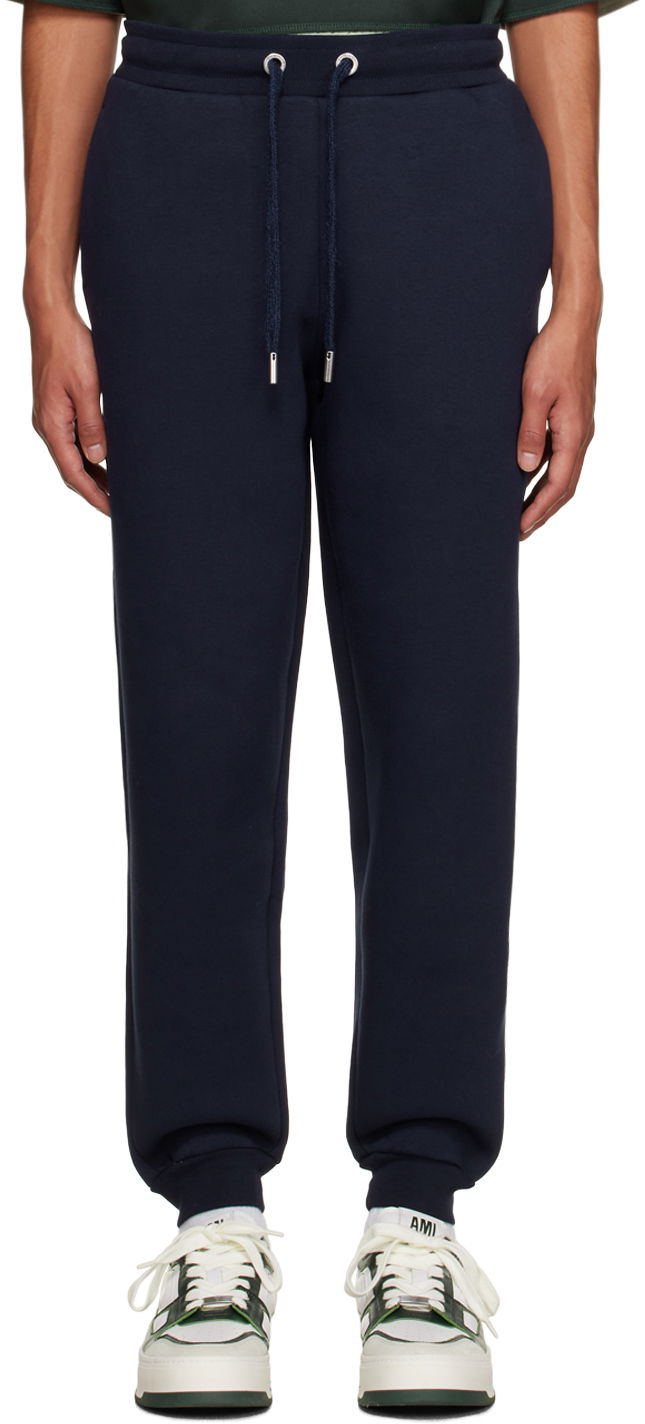 Trenirka AMI Drawstring Sweatpants Mornarica | UTR207.740, 0