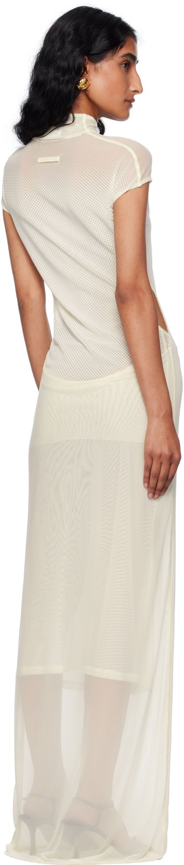 Obleke Jean Paul Gaultier Jean Paul Gaultier Flock Maxi Dress Bela | 25/03-W-DR046-M001-03, 2