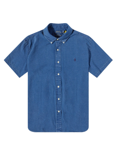 Srajce Polo by Ralph Lauren Seersucker Mornarica | 710906575002
