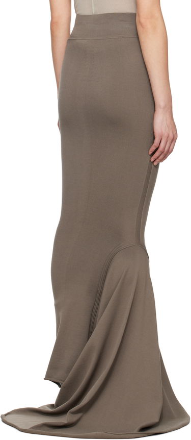 Krila Rick Owens Rick Owens Hollywood Dauphine Maxi Skirt Rjava | RP01E7689 VI, 2