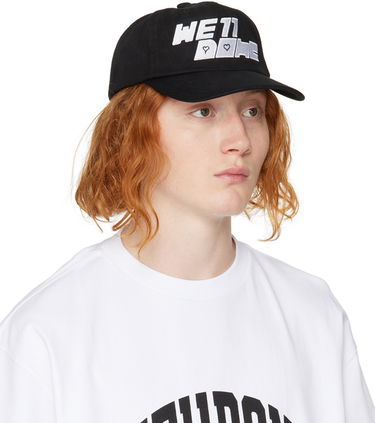 Kapa We11done We11done Square Logo Washed Cap Črna | WD-AH3-22-416-U-BK, 1