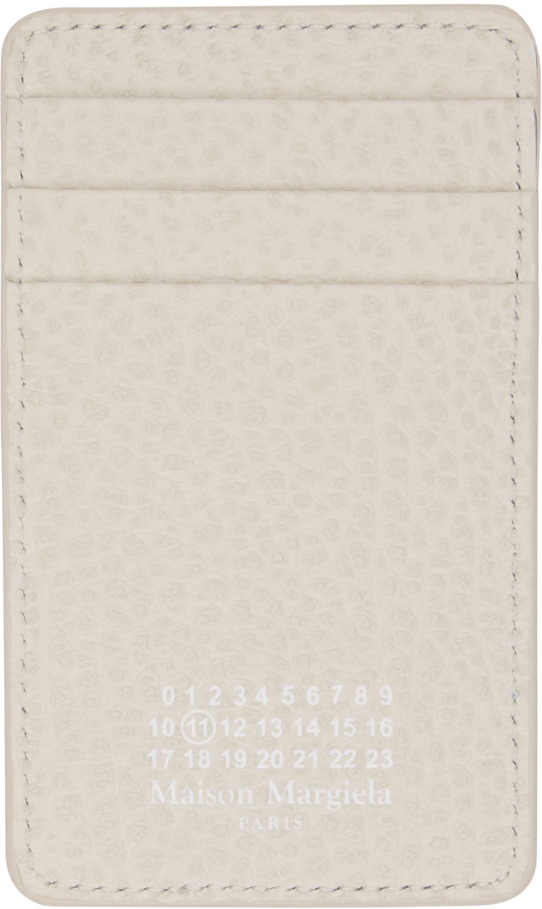 Denarnica Maison Margiela Four Stitches Card Holder Siva | SA1VX0017 P4455