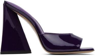 Modni dodatki The Attico Attico Devon Patent Leather Heeled Mules Lila | 241WS000 L002, 0