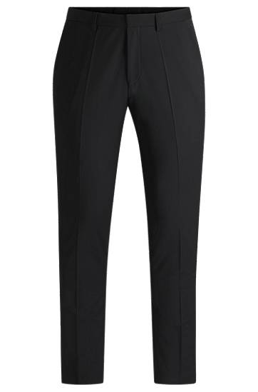 Hlače BOSS Extra Slim Fit Super Flex Trousers Črna | 50446520, 0