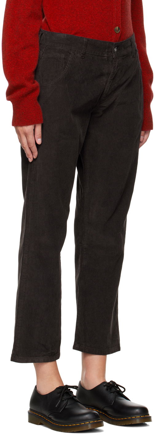 Hlače YMC Corduroy Pants Rjava | Q4TAL, 1