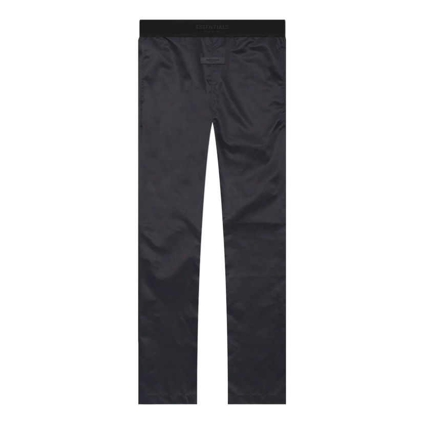 Hlače Fear of God Essentials Relaxed Trousers Črna | FOG-SS22-116