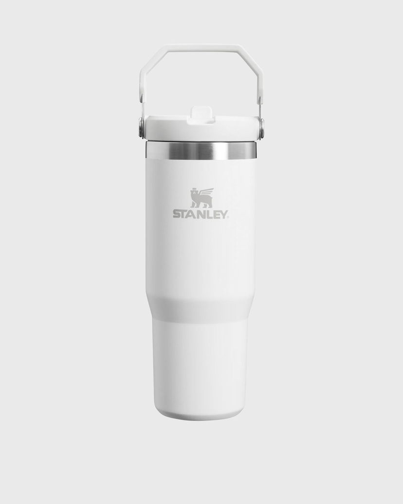Steklenica za pitje Stanley IceFlow Flip Straw Tumbler 30oz Bela | 10-12043-069