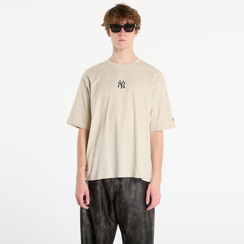 Majica New Era MLB New York Yankees Oversized T-shirt Bež | 60675747