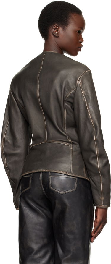 Jakna Diesel Leather Jacket Črna | A15873 0EGBL, 2