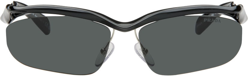 Sončna očala Prada Prada Twisted Frame Sunglasses Črna | 0PR A25S 8056262147450