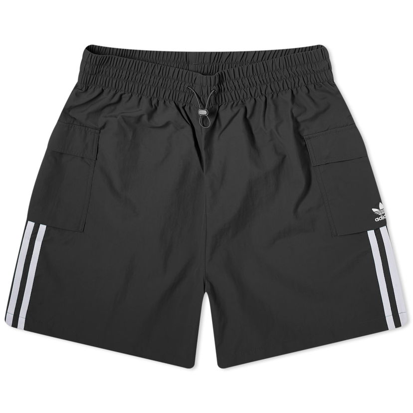 Kratke hlače adidas Originals 3 Stripe Cargo Shorts Črna | JH1077
