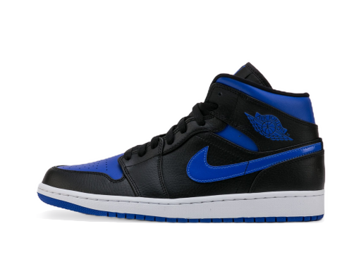 Omejena izdaja Jordan Air Jordan 1 Mid "Black Hyper Royal" Modra | 554724-068