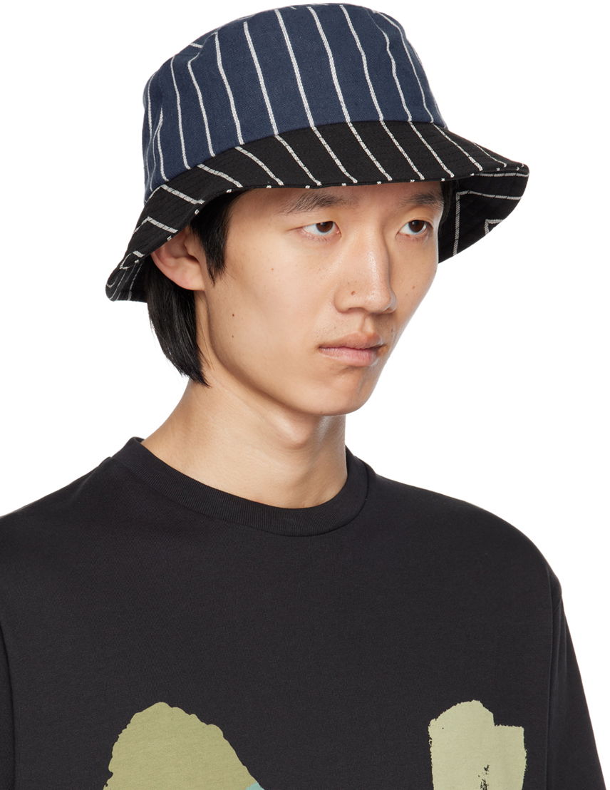 Klobuk Paul Smith Paul Smith Striped Bucket Hat Modra | M1A-921DT-M444, 1