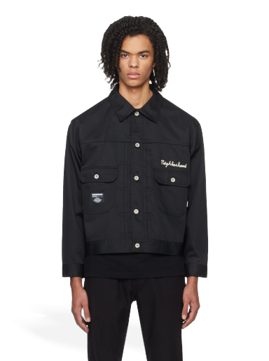 Jakna Neighborhood Black Dickies Edition Jacket Črna | 232EVDKN-JKM01