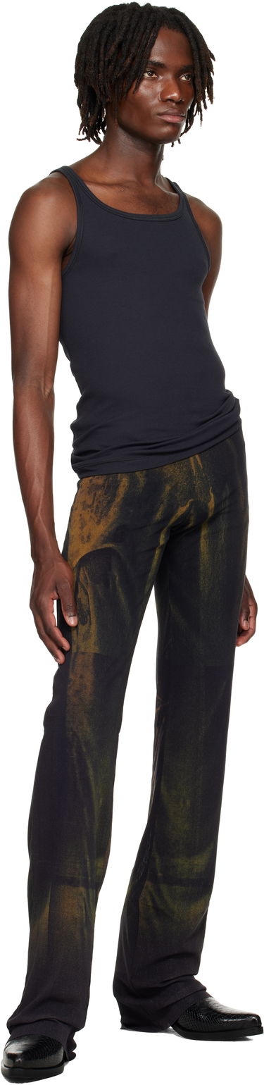 Trenirka Jean Paul Gaultier Jean Paul Gaultier Mesh Printed Water Sweatpants Črna | 25/03-W-TR019-M004P-4812, 3