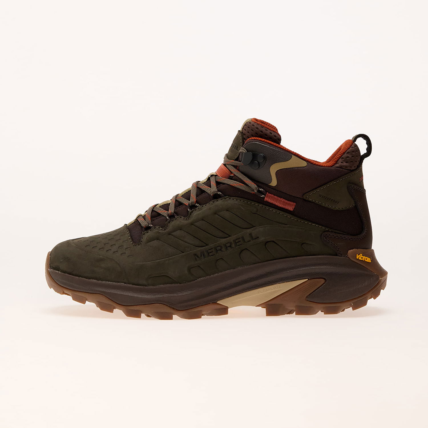 Superge in čevlji Merrell Moab Speed 2 Ltr Mid Wp Olive Rjava | J037781, 0