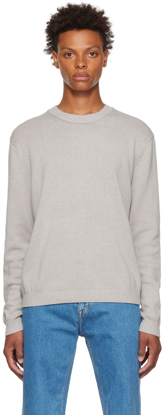 Pleteni pulover Tiger of Sweden Tiger of Sweden K.1 Sweater Siva | T71092001