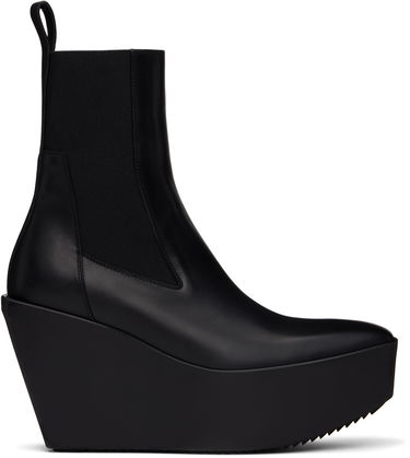 Oblačila Rick Owens Rick Owens Hollywood Sliver Platform Beatle Boots Črna | RP01E7851 LOO, 0