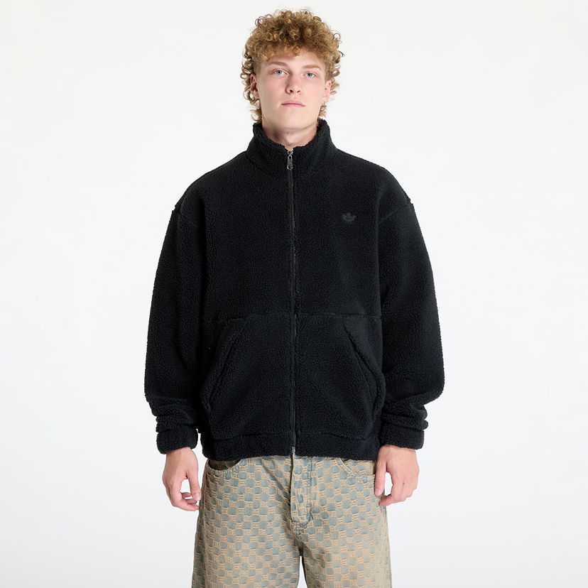 Pulover adidas Originals Premium Essentials Full-Zip Sweatshirt Black Črna | IW0983