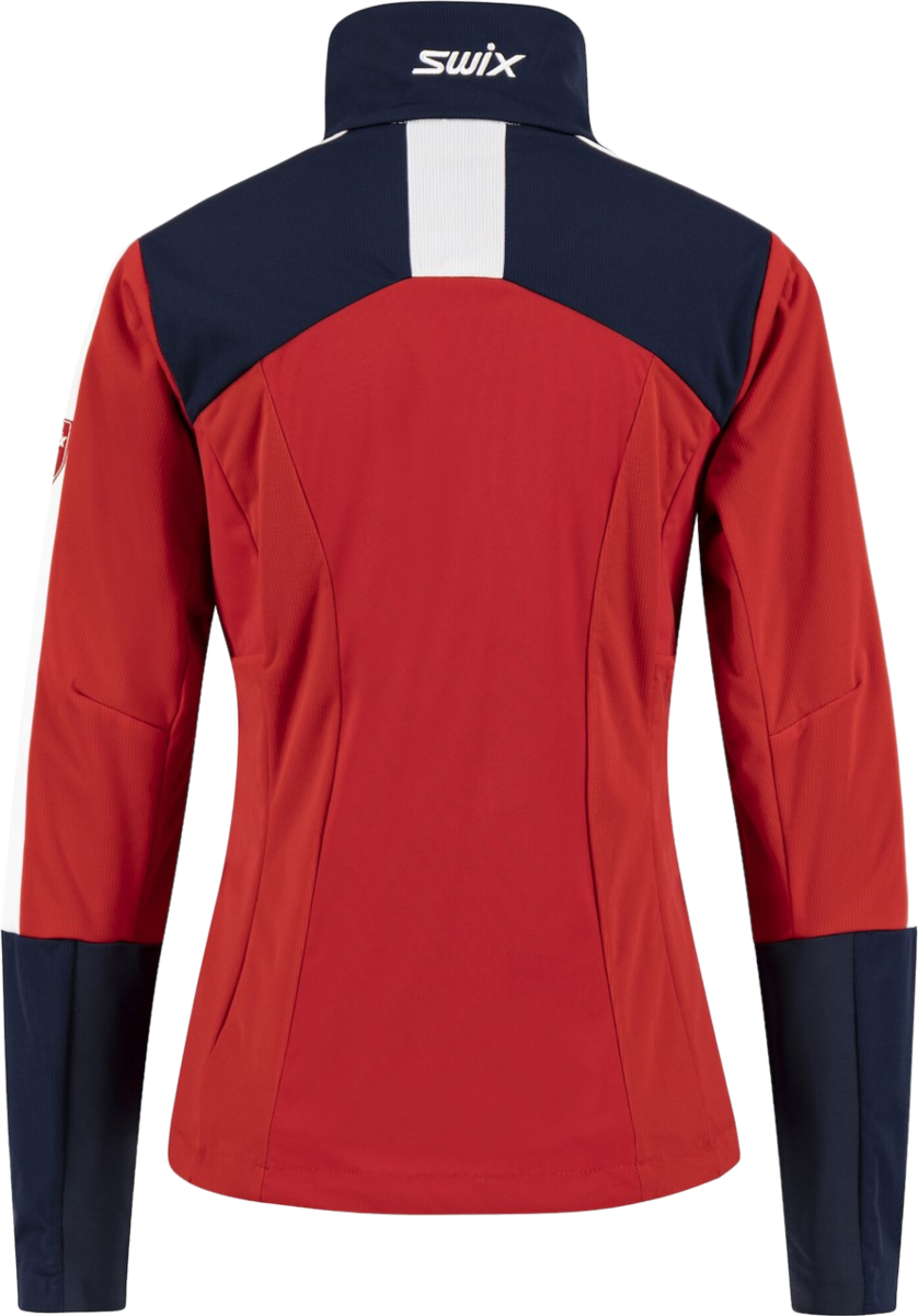 Vetrovka SWIX Swix Blizzard XC Women's Cross-Country Ski Jacket Rdeča | 12976-99990, 1