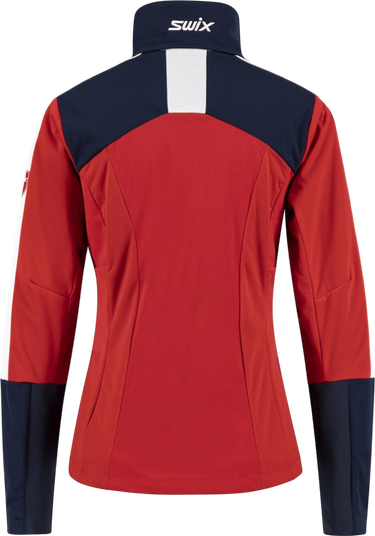 Vetrovka SWIX Swix Blizzard XC Women's Cross-Country Ski Jacket Rdeča | 12976-99990, 1