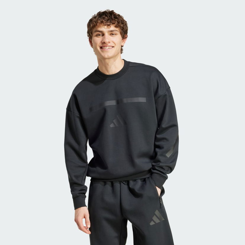 Pulover adidas Performance adidas Z.N.E. Sweatshirt Črna | JE7536