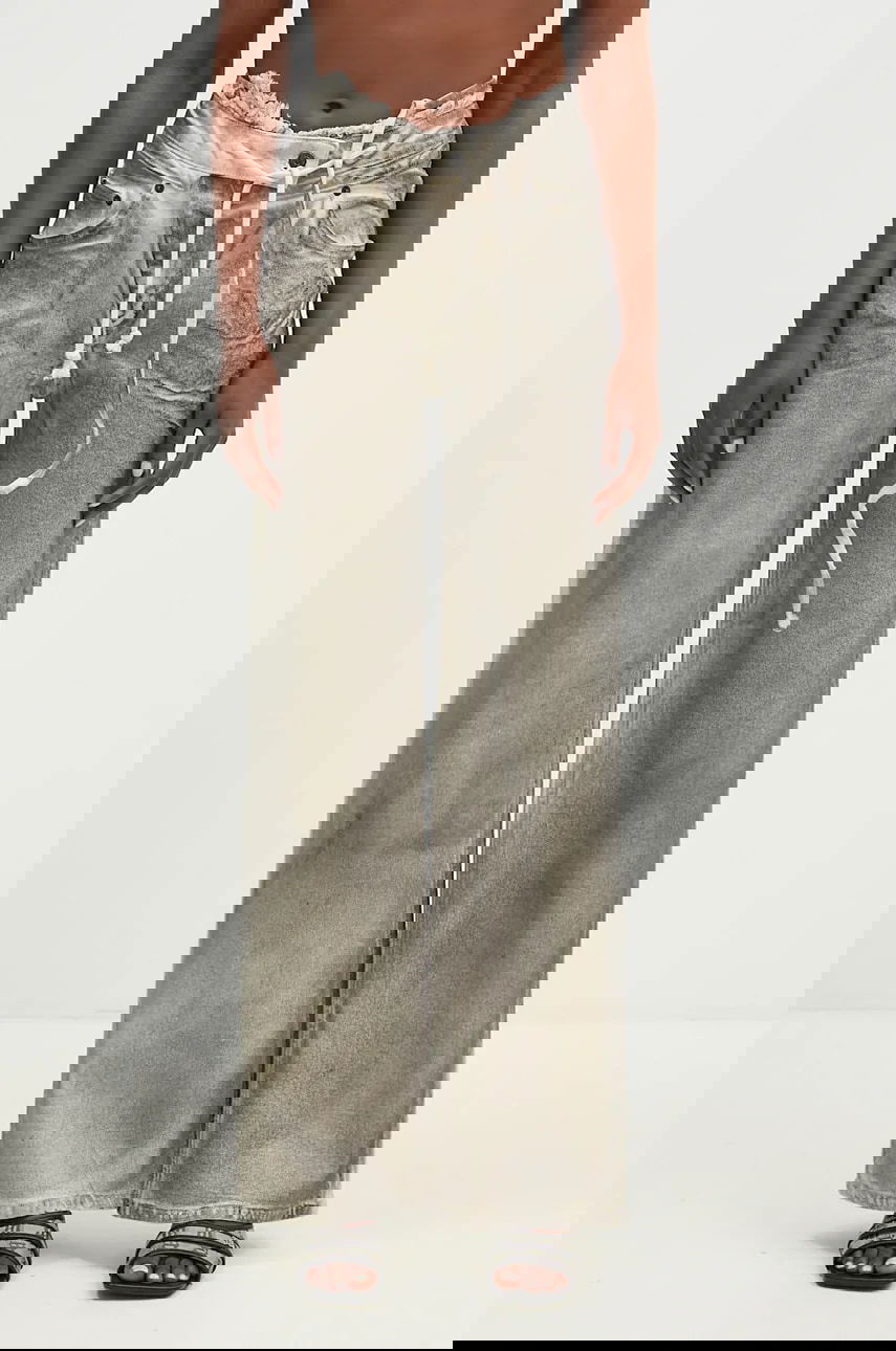 Kavbojke Ottolinger Ottolinger Double Fold Pants Siva | 1170803921, 0