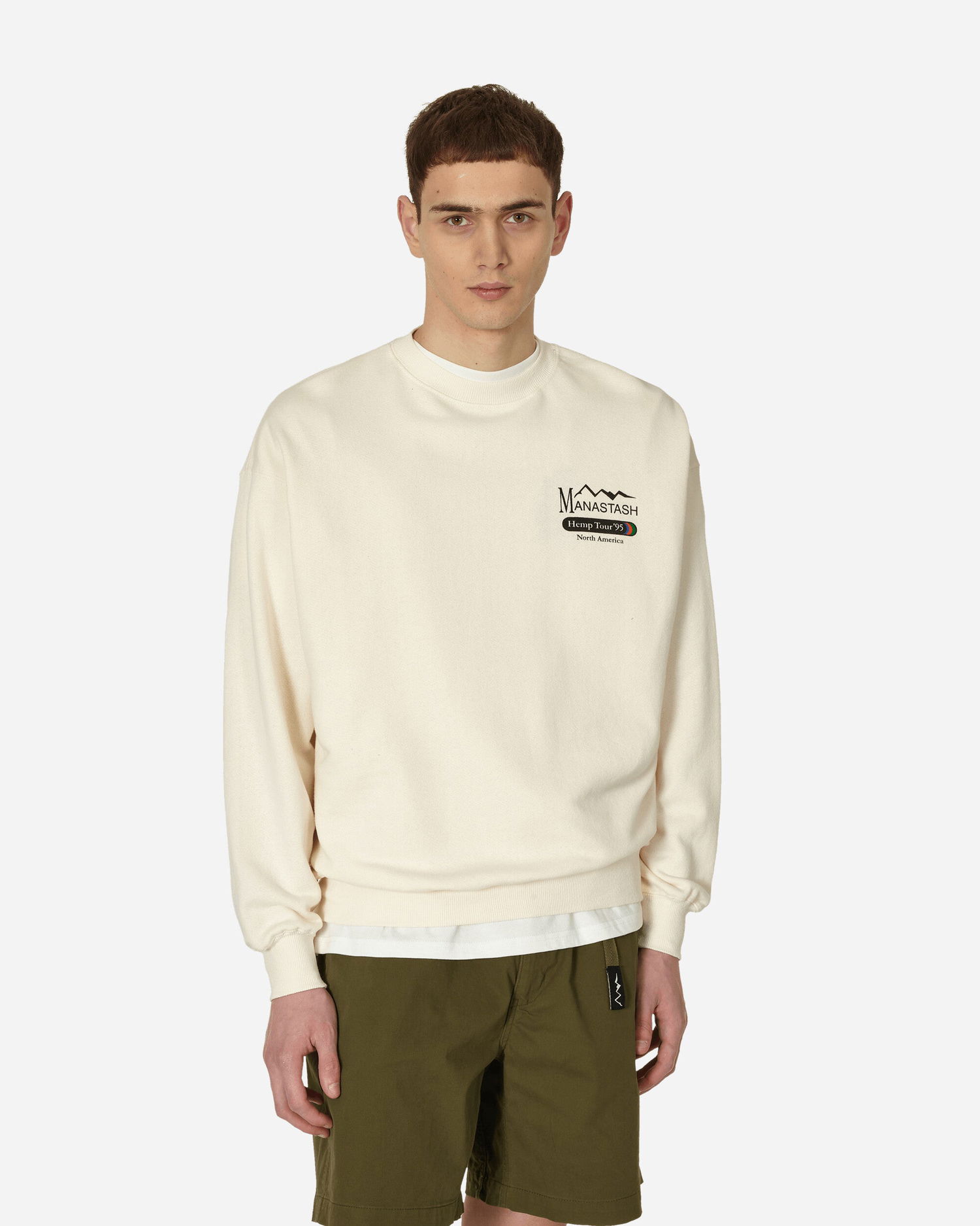 Pulover Manastash Hemp Tour Cascade Crewneck Bež | 7923132007 414, 0