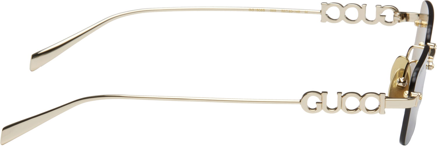 Sončna očala Gucci Gucci 'Gucci' Block Rectangular Sunglasses Kovinski | GG1808S-003, 1