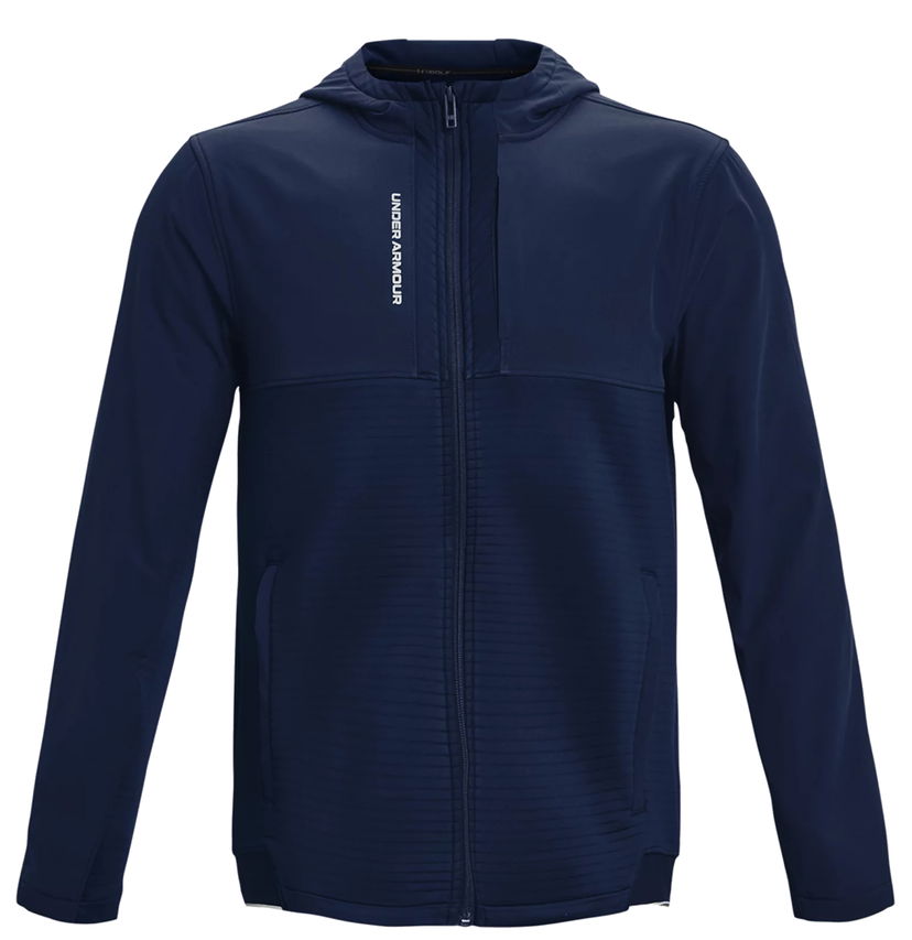 Pulover Under Armour Storm Sweater Fleece Full-Zip Hoodie Modra | 1373412-408