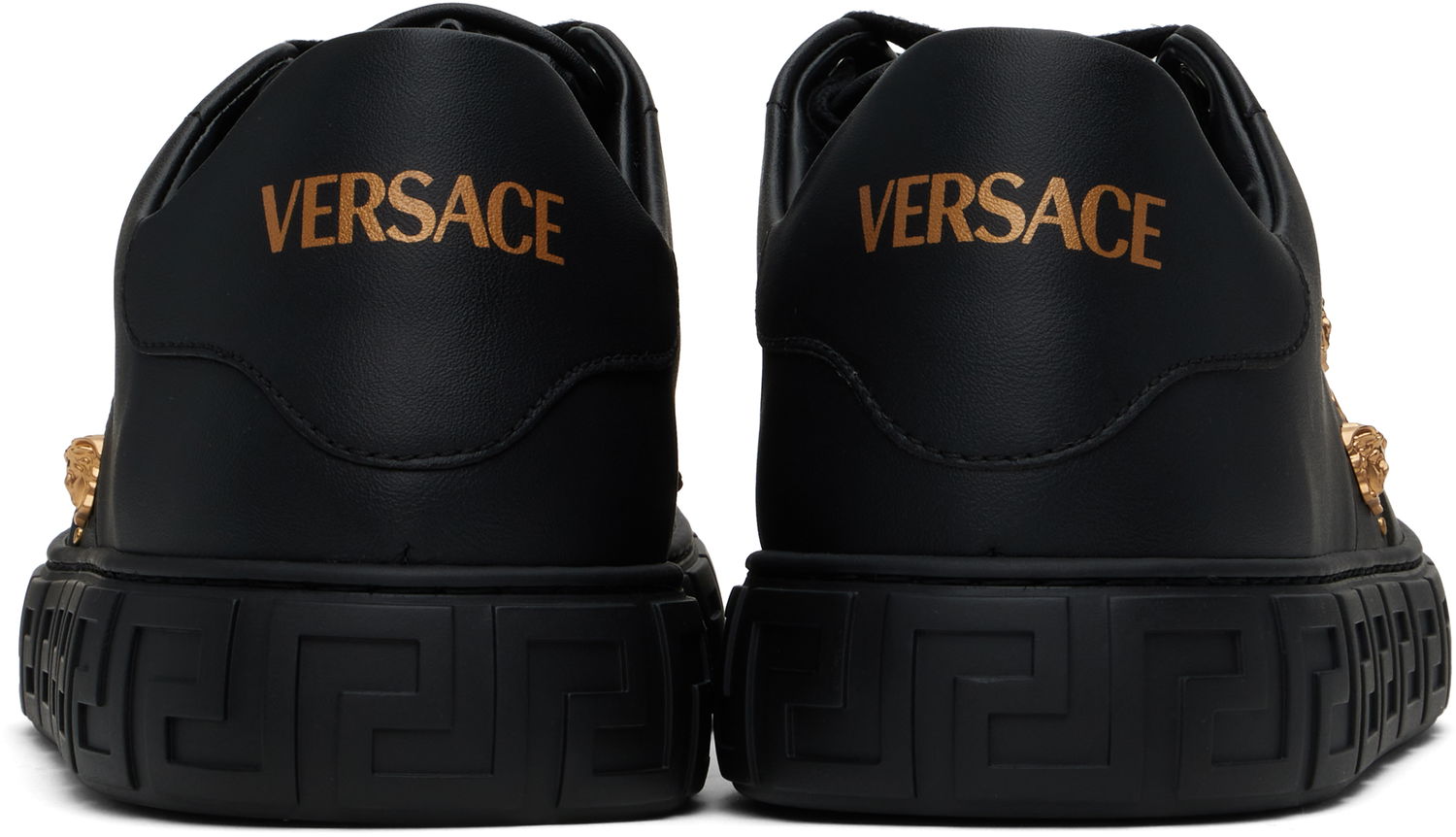 Oblačila Versace Versace Studded Greca Črna | 1014460_1A13065, 1