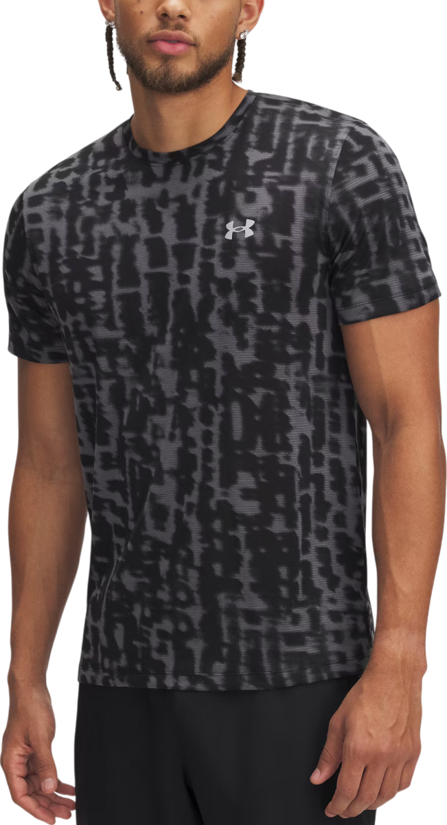 Majica Under Armour Launch Printed Short Sleeve T-Shirt Siva | 1389687-001